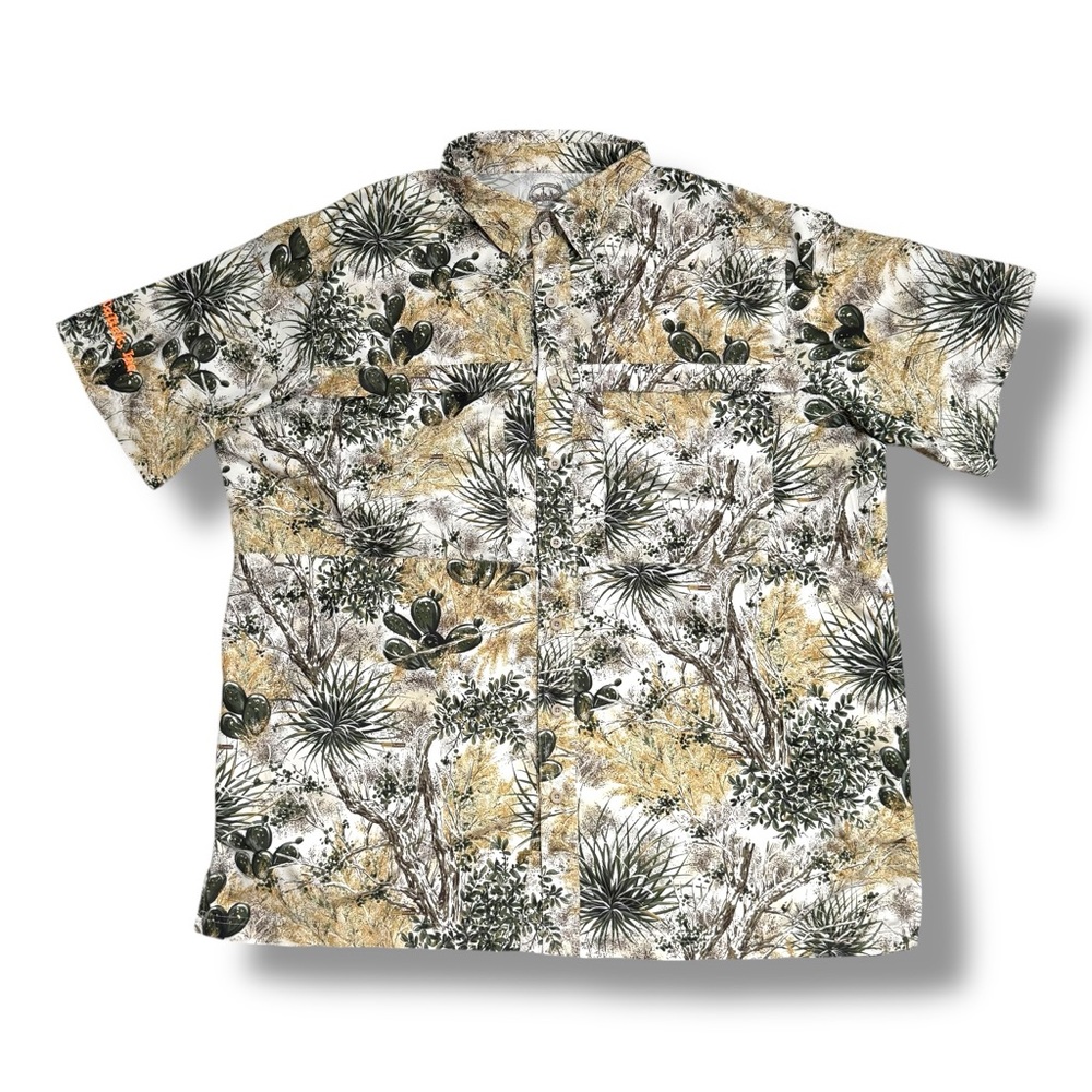 Gameguard Original Shirt Short Sleeve Size XXL Outdoor Camo Men’s Button Down